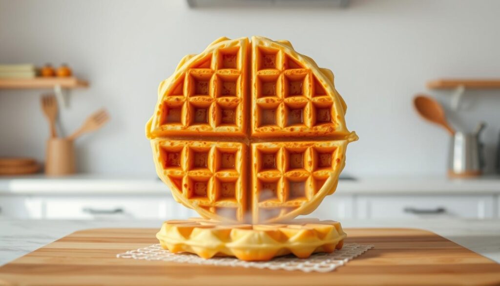 receita de waffle