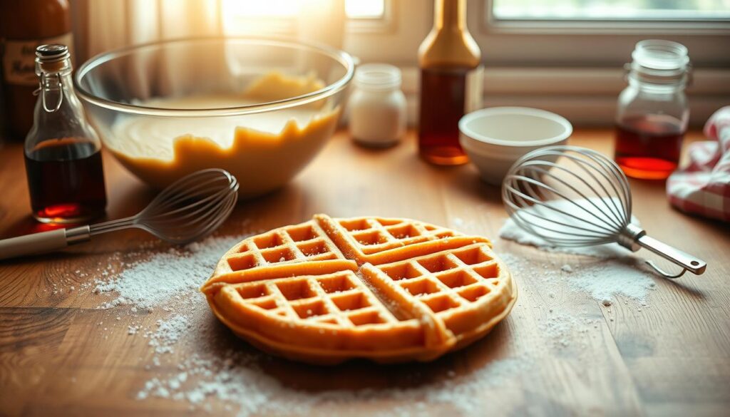 receita de waffle