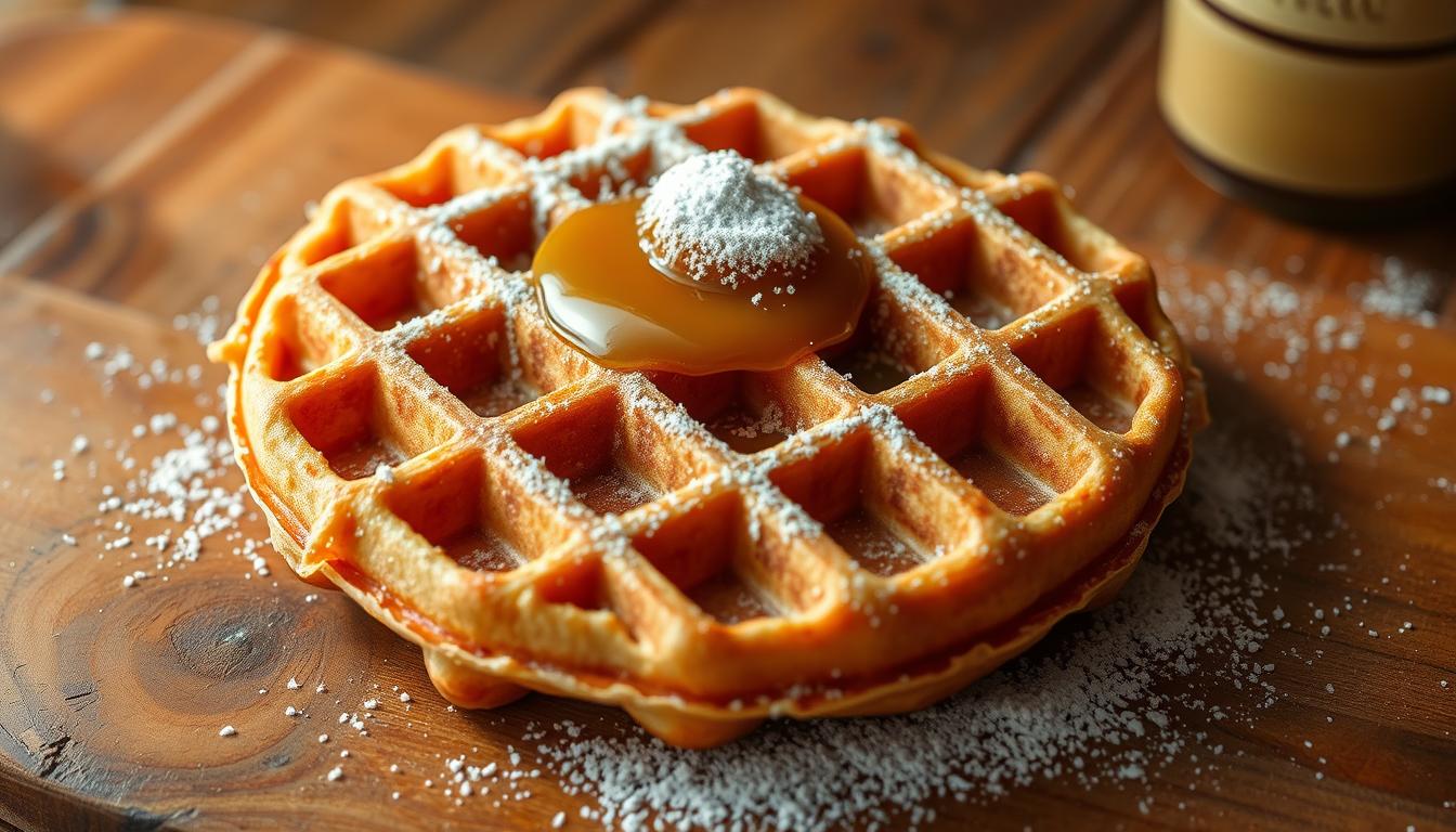 receita de waffle
