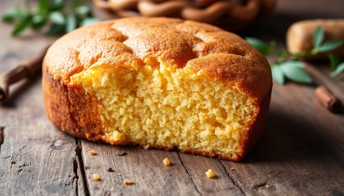 Bolo de Maizena com Fubá