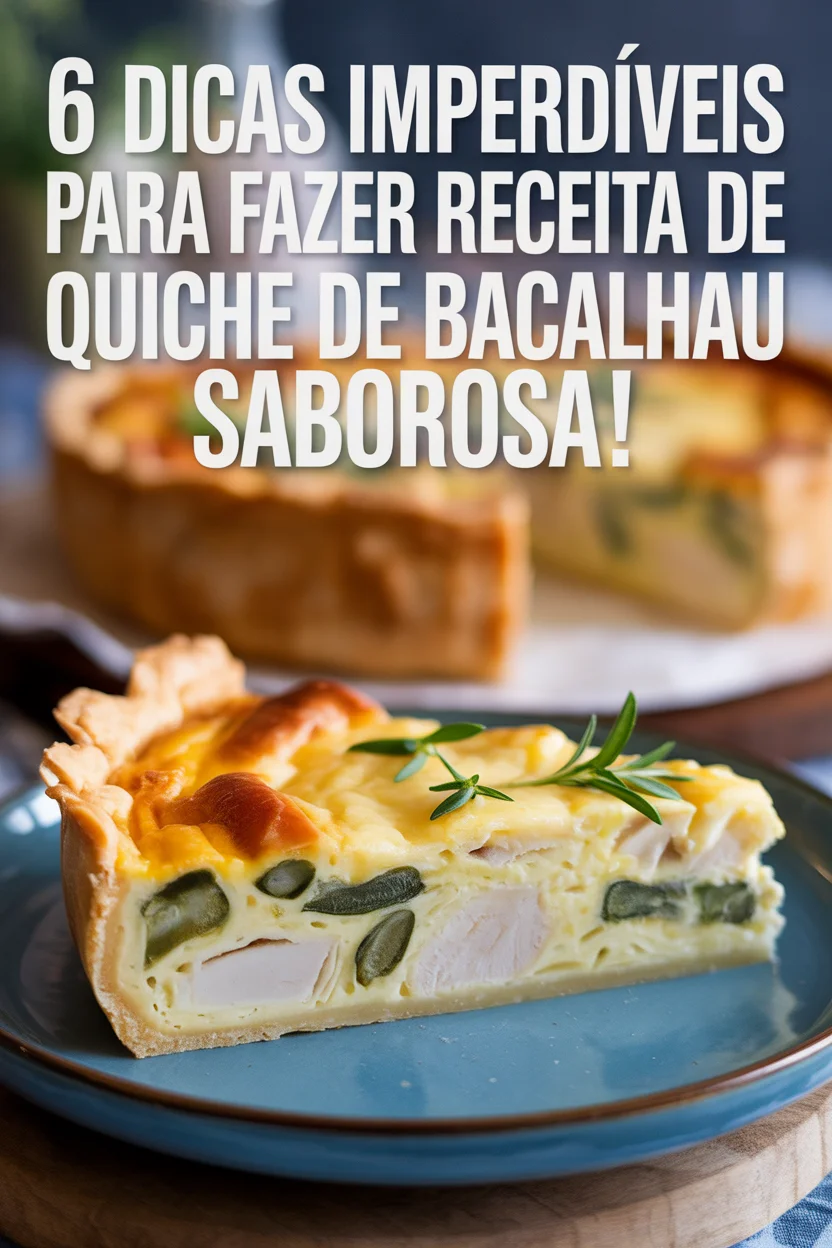 6 Dicas Imperdíveis para Fazer Receita de Quiche de Bacalhau Saborosa!