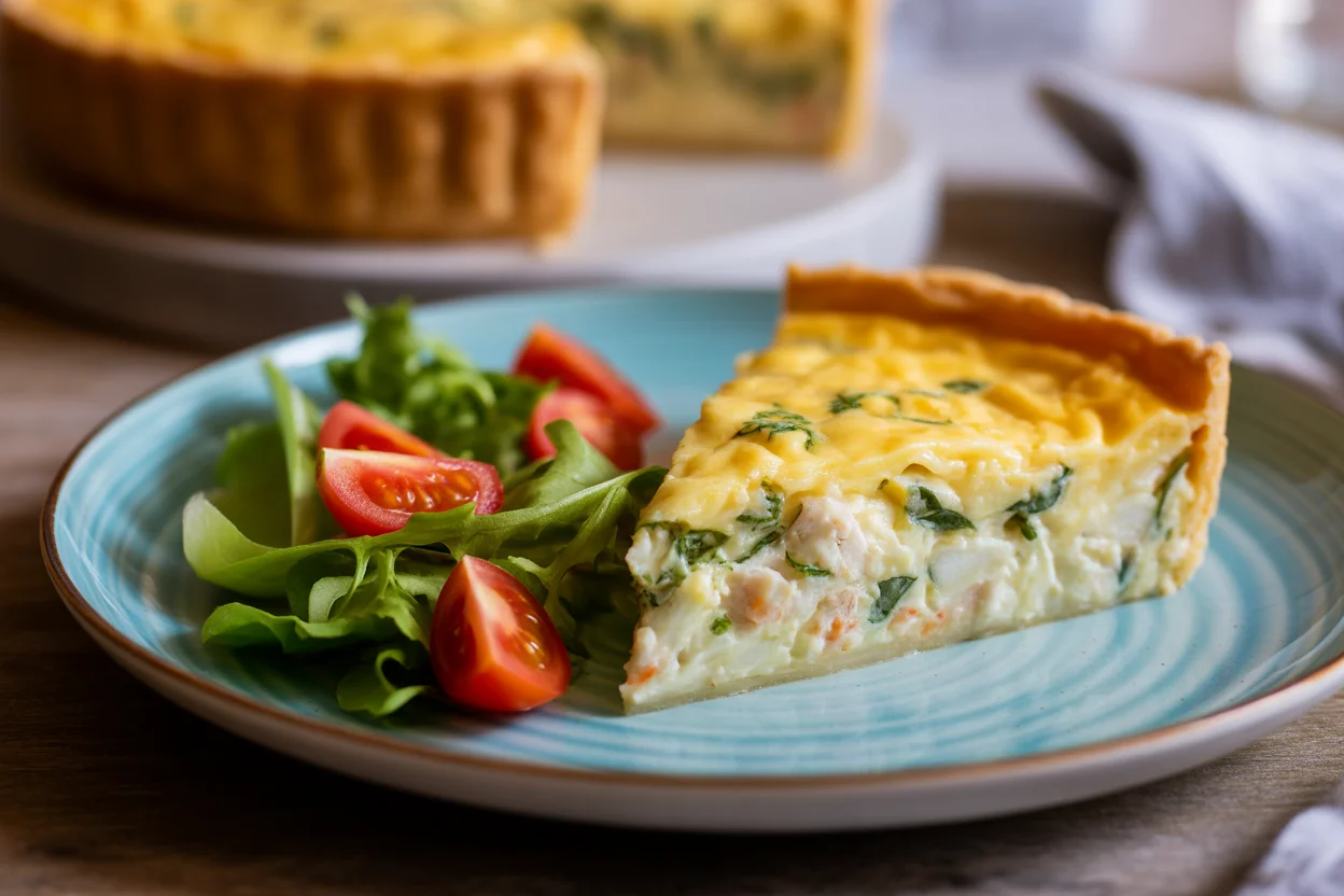 Receita de Quiche de Bacalhau