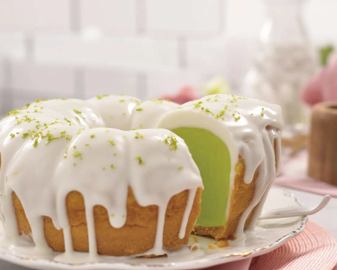 Bolo de Gelatina de Limão Muito Fofinho