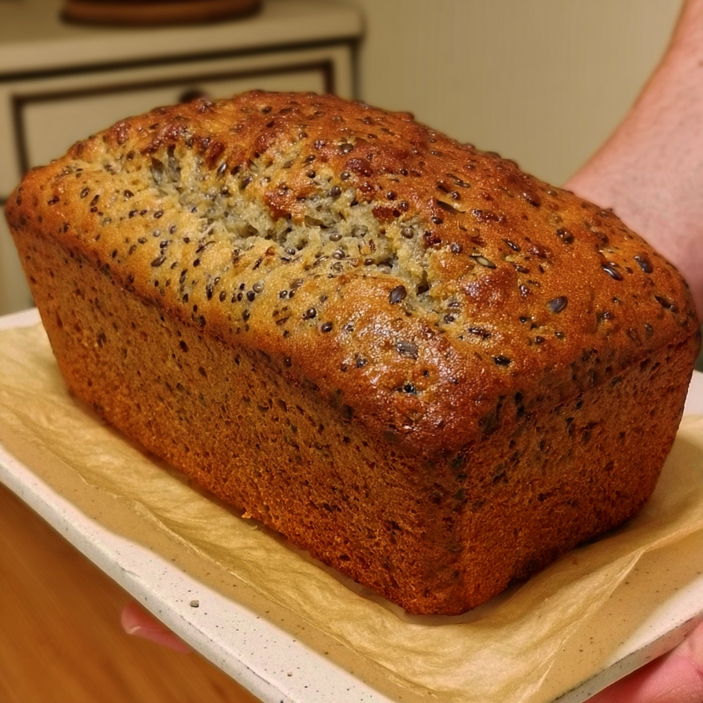 Pão de Aveia e Chia sem Farinha