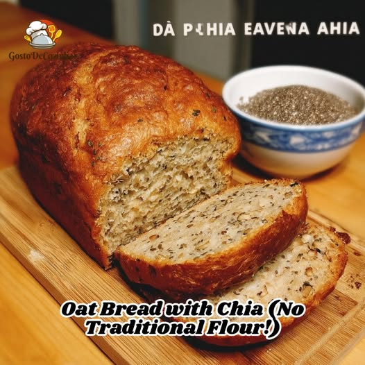 Pão de Aveia com Chia