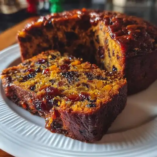 Receita de Bolo de Frutas de Natal
