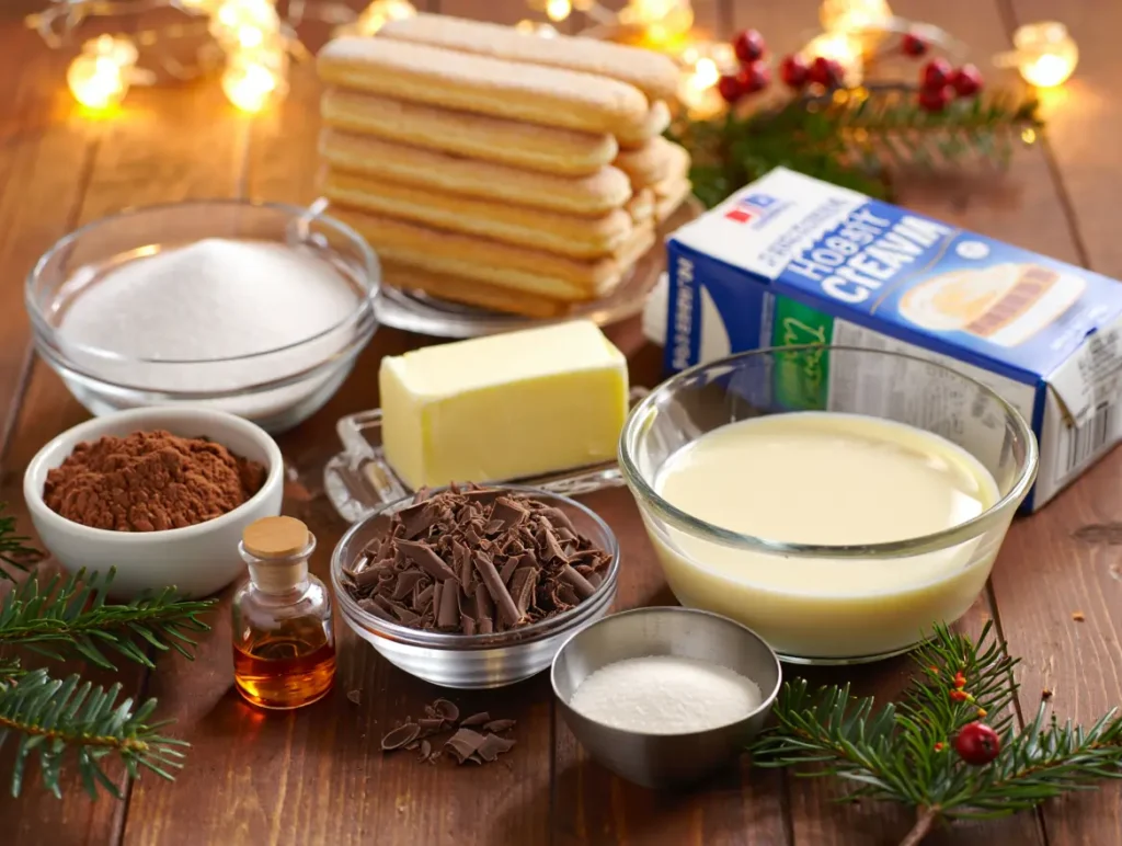 Pavê de Natal Cremoso e Clássico ingredient