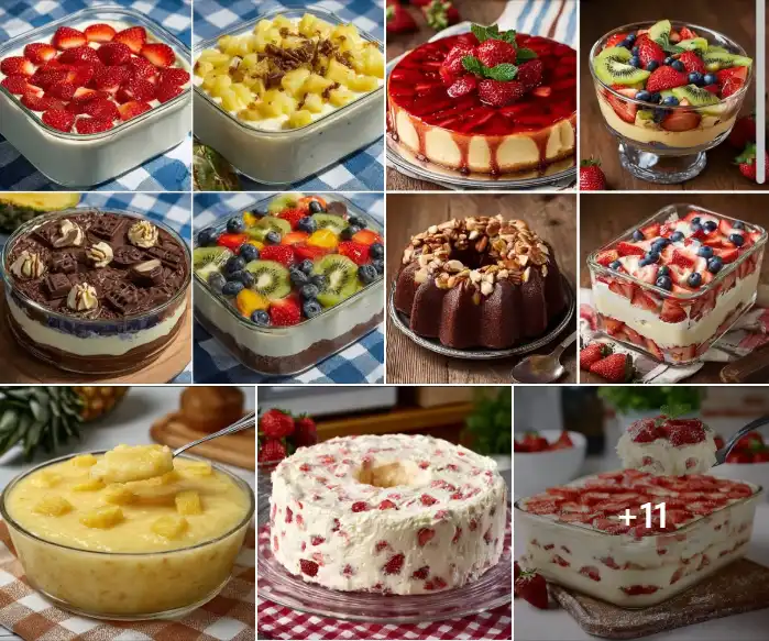 15 Sobremesas Irresistíveis para Satisfazer Seu Paladar