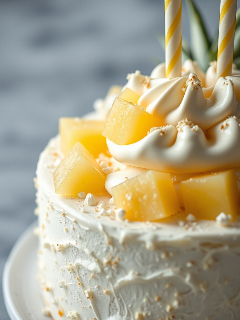 Bolo de Aniversário de Abacaxi com Leite Ninhoingredients