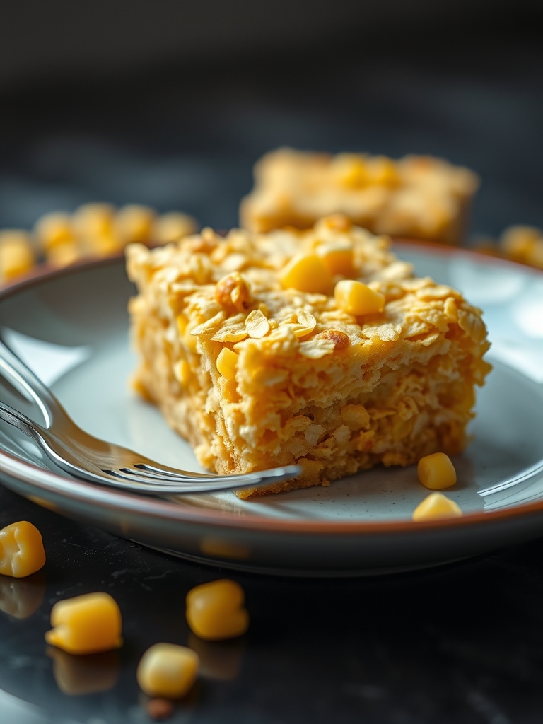 Bolo de Flocão com Milho de Latinha