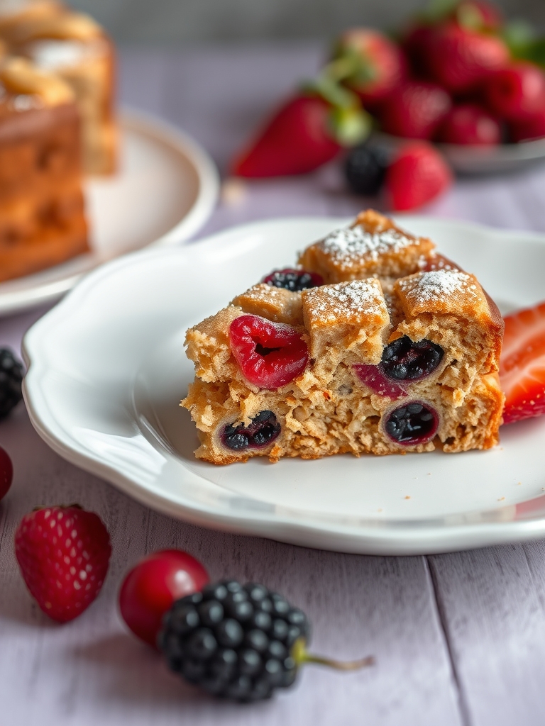 Bolo de Frutas Sem Açúcar e Sem Glúten