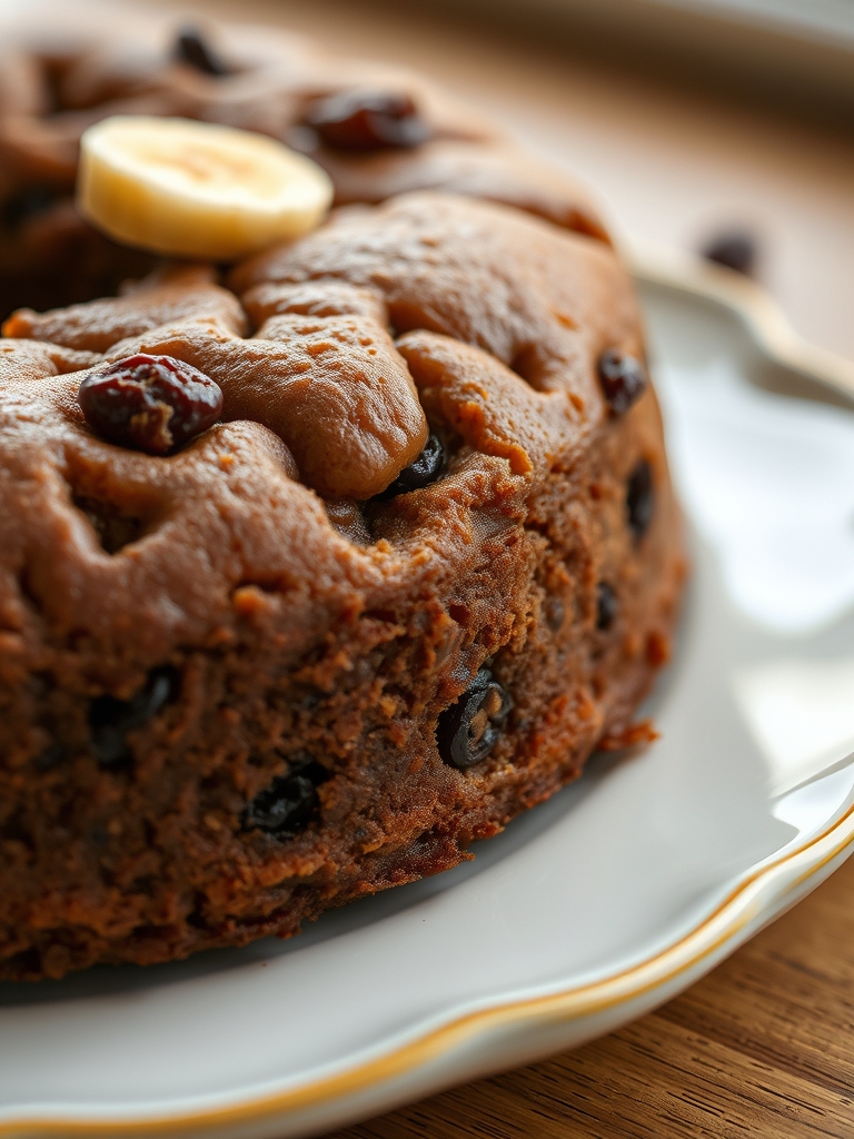 Receita de Bolo de Banana com Ameixa