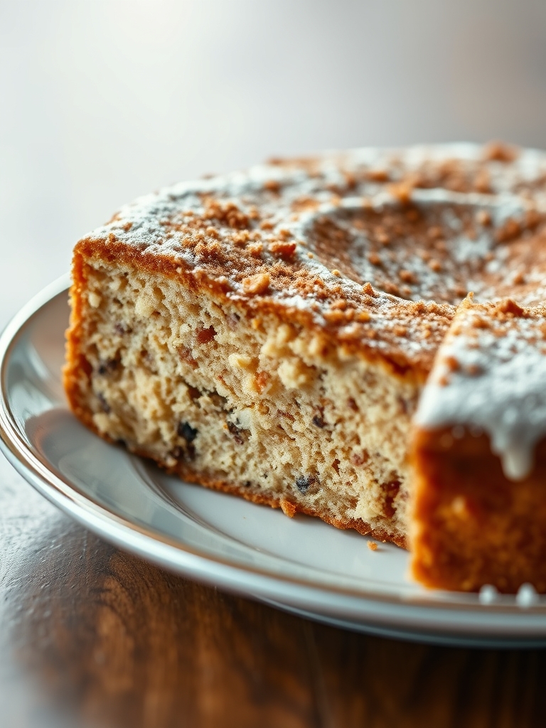 Bolo de Banana com Canela
