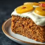 Bolo de Cenoura com Abacaxi e Cobertura Cremosa