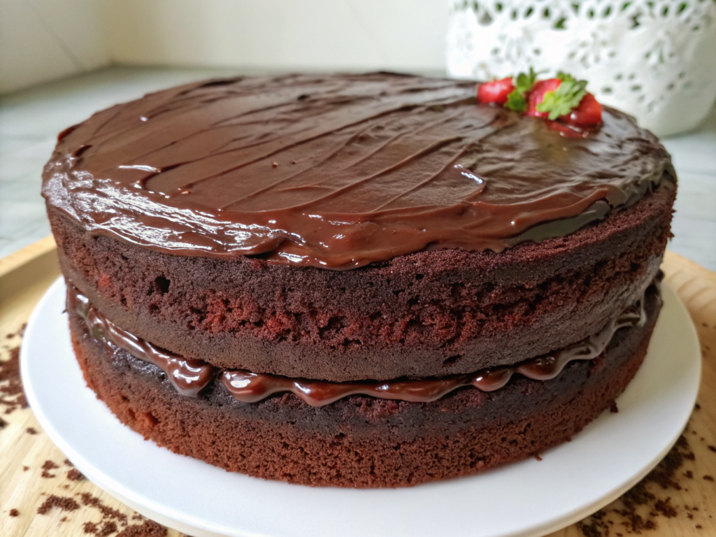 Bolo de Chocolate Úmido