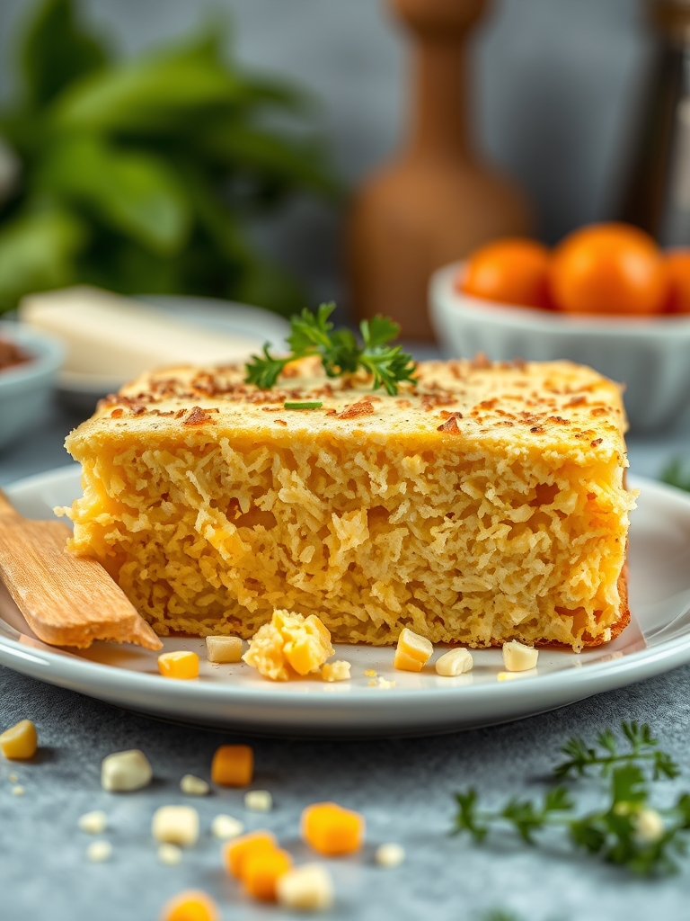 tigelas com milho verde escorrido, queijo ralado, fubá, ovos, leite condensado e coco ralado sobre bancada clara