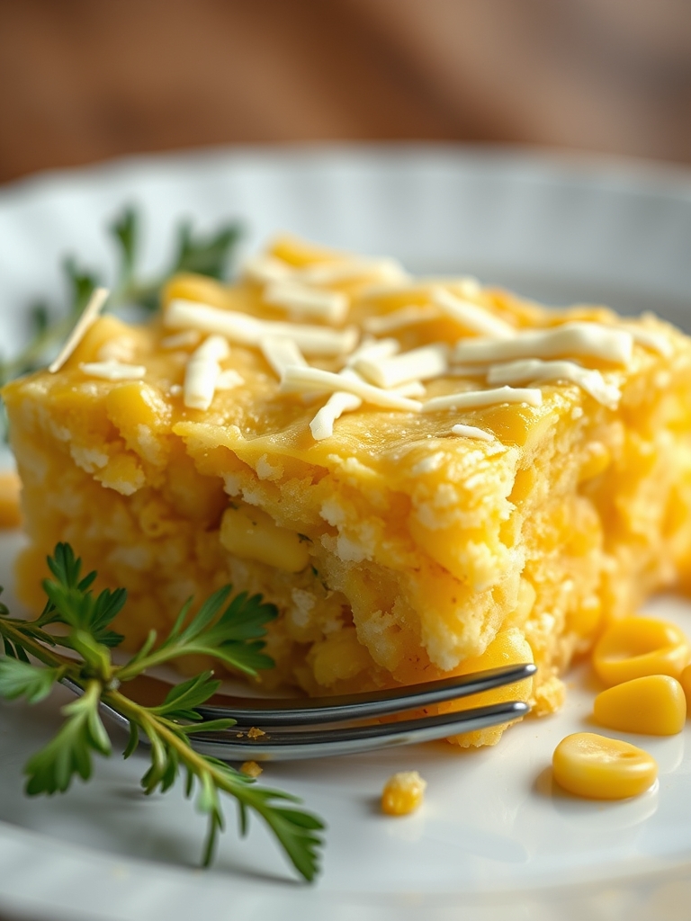 Bolo de Milho Cremoso com Queijo