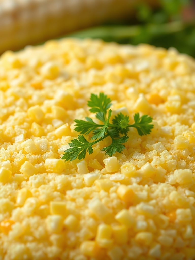tigelas com milho verde debulhado, ovos, fubá, farinha, açúcar, leite e óleo sobre bancada clara