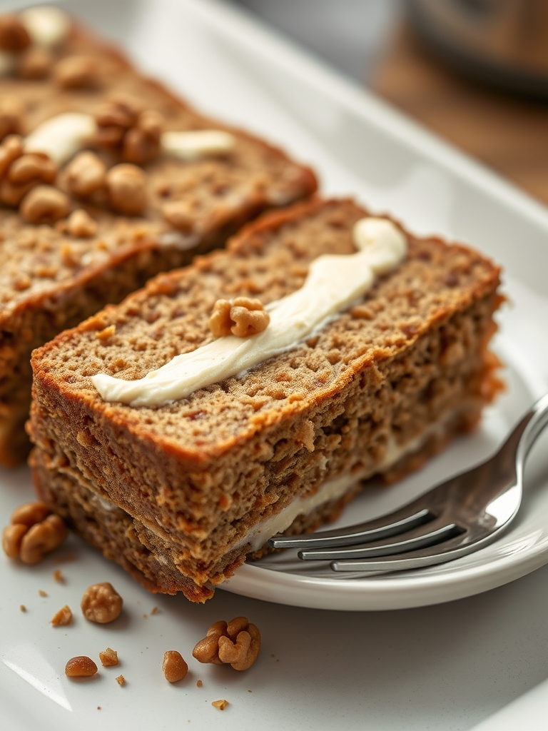Bolo de Nozes com Creme Cremoso