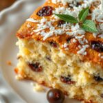 Receita de Bolo de Coco com Ameixa