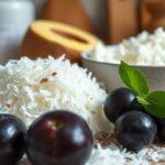 Receita de Bolo de Coco com Ameixa ingredients