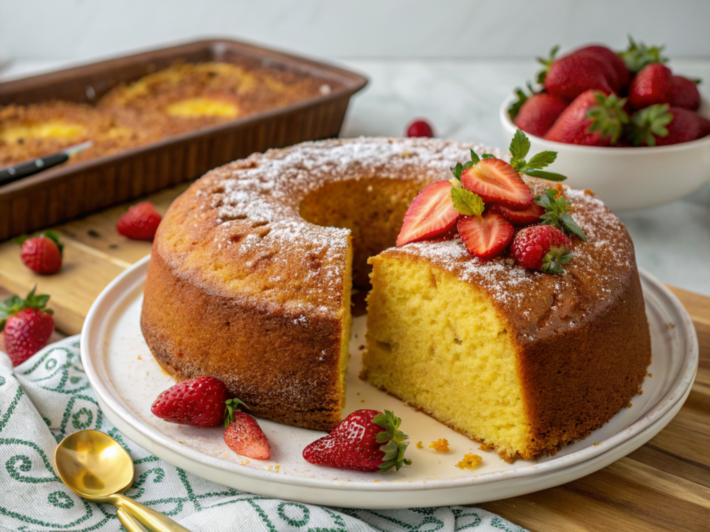 Receita de Bolo de Fubá da Vovó