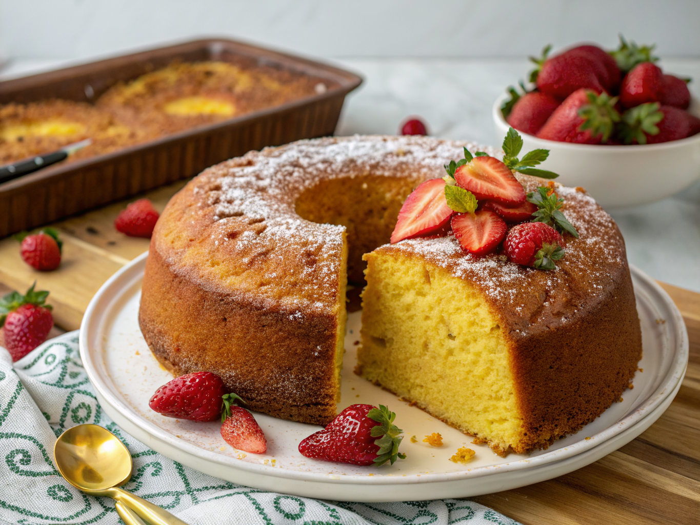 Receita de Bolo de Fubá da Vovó