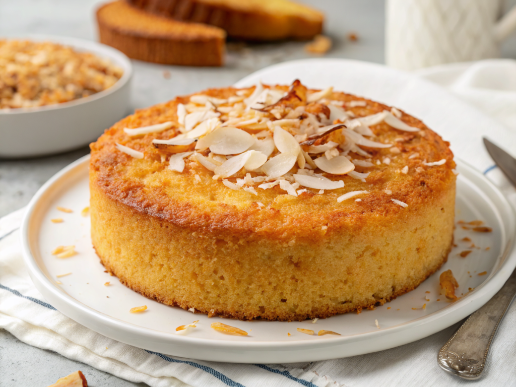 Receita de Bolo de Mandioca com Coco