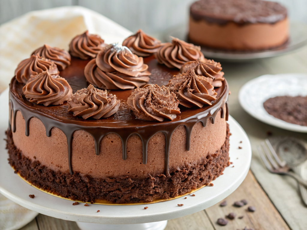 Receita de bolo de chocolate macio e fofo