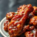 asinha de frango agridoce e picante