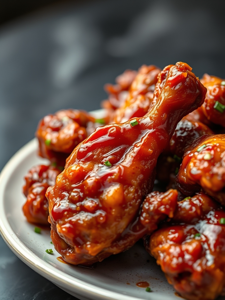 asinha de frango agridoce e picante