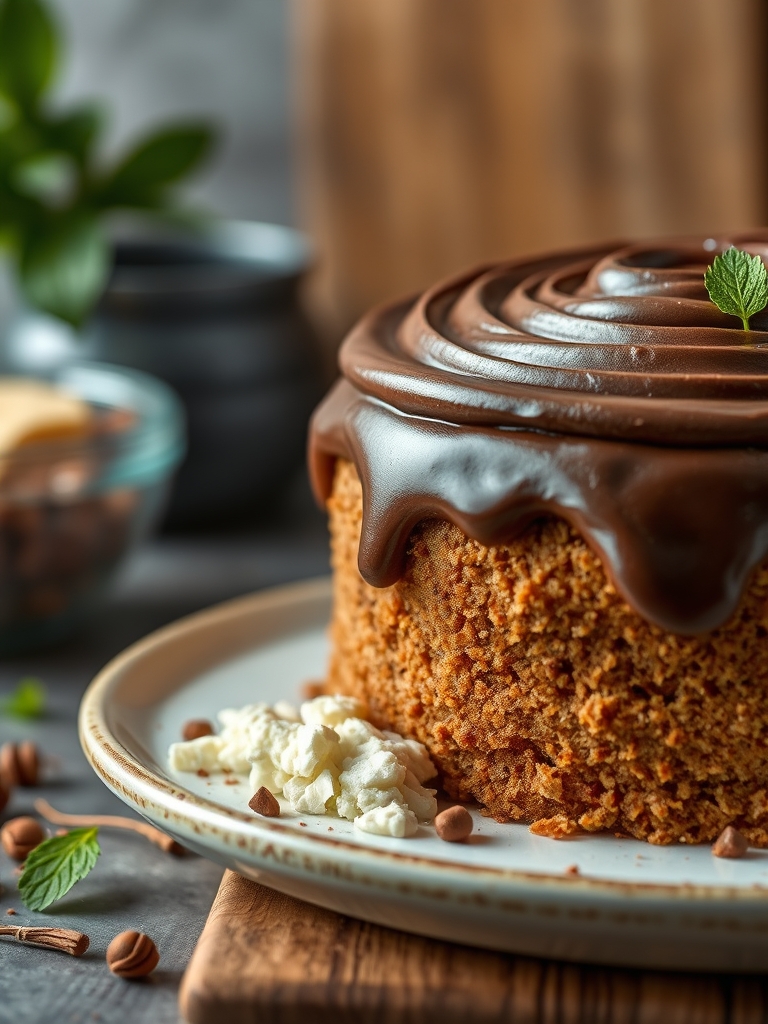 tigelas com polpa de cupuaçu, farinha, ovos, açúcar, leite, chocolate picado e creme de leite sobre bancada clara