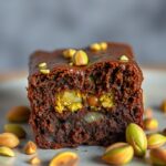 brownie recheado com pistache estilo Dubai