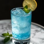 drink azul glacial sem álcool