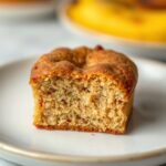mini bolo proteico de banana