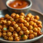 snack proteico de grão-de-bico