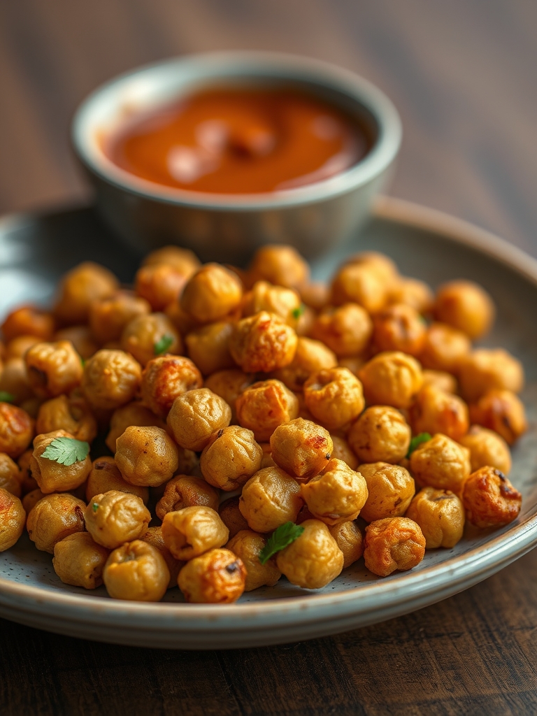 snack proteico de grão-de-bico