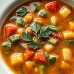 sopa congelável para o inverno