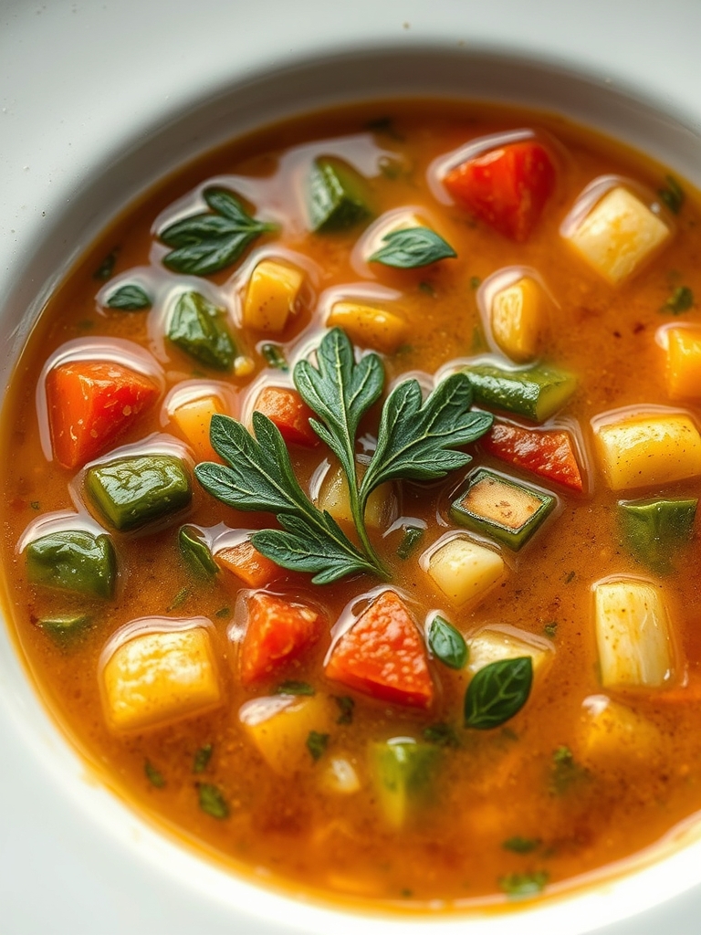 sopa congelável para o inverno