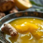 suco de cupuaçu com gengibre