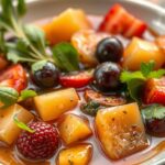 vinagrete de frutas para saladas